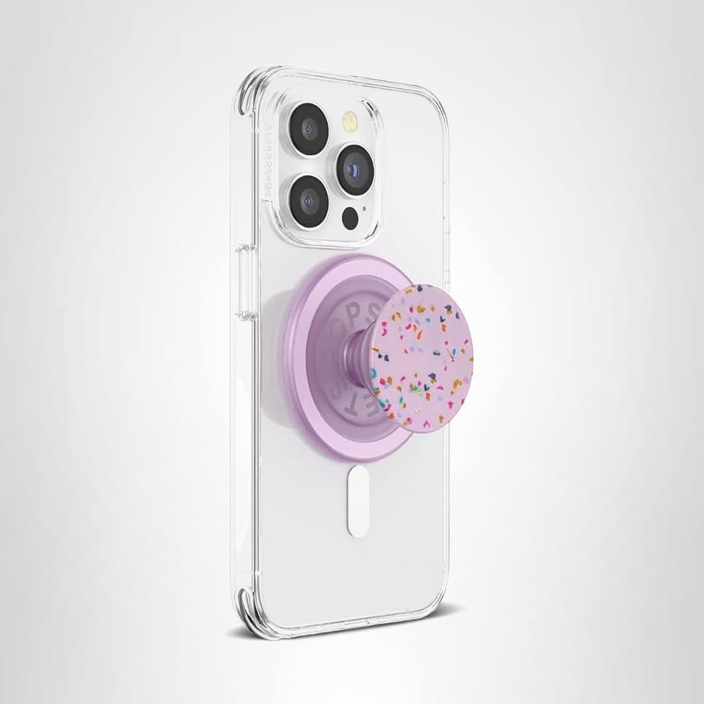 imagePopSockets Phone Grip with Expanding Kickstand Adhesive Grip Enamel Glitter Cherry BlossomTutti Frutti