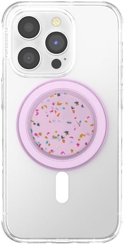 imagePopSockets Phone Grip with Expanding Kickstand Adhesive Grip Enamel Glitter Cherry BlossomTutti Frutti