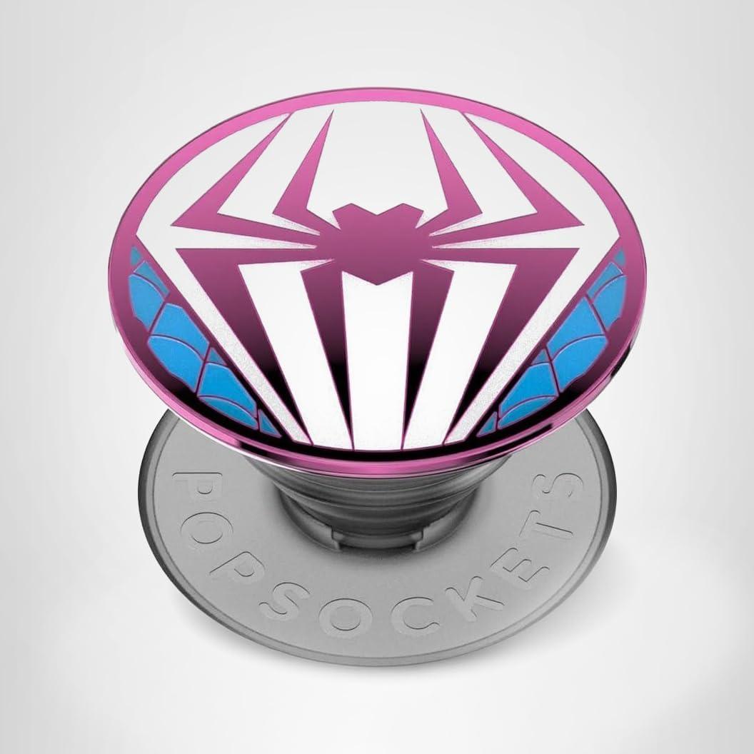 imagePopSockets Phone Grip with Expanding Kickstand Adhesive Grip Enamel SpiderManGhost Spider
