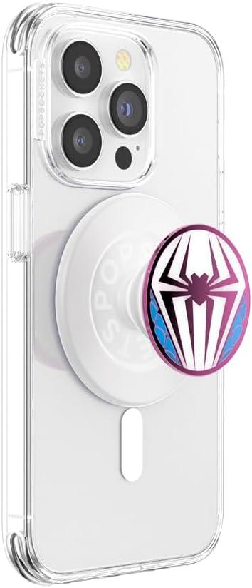 imagePopSockets Phone Grip with Expanding Kickstand Adhesive Grip Enamel SpiderManGhost Spider