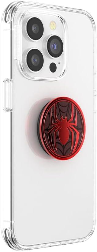 imagePopSockets Phone Grip with Expanding Kickstand Adhesive Grip Enamel SpiderManMiles Morales