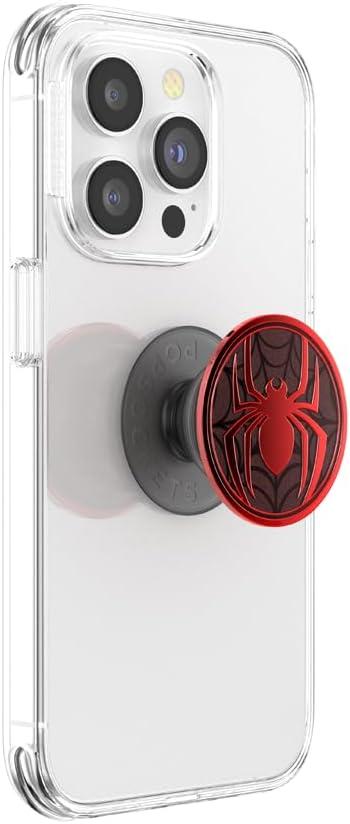 imagePopSockets Phone Grip with Expanding Kickstand Adhesive Grip Enamel SpiderManMiles Morales