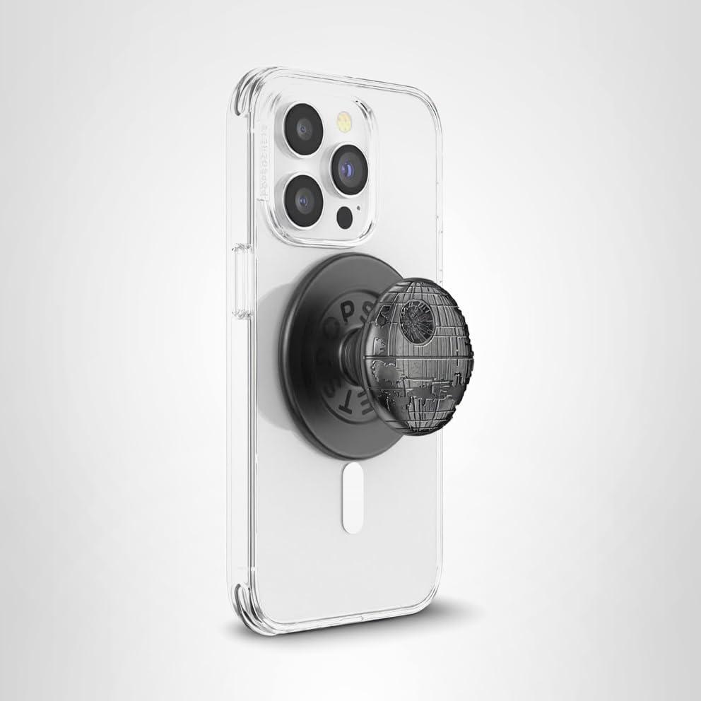 imagePopSockets Phone Grip with Expanding Kickstand Adhesive Grip Star Wars Enamel Darth MaulDeath Star 2
