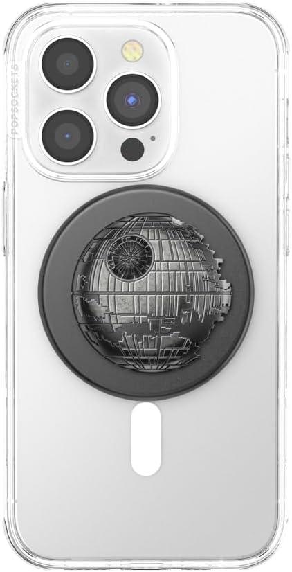 imagePopSockets Phone Grip with Expanding Kickstand Adhesive Grip Star Wars Enamel Darth MaulDeath Star 2
