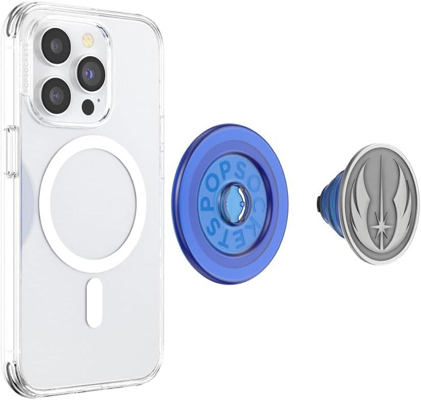 imagePopSockets Phone Grip with Expanding Kickstand Adhesive Grip Star Wars Enamel Darth MaulJedi Icon