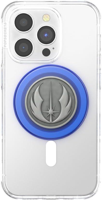 imagePopSockets Phone Grip with Expanding Kickstand Adhesive Grip Star Wars Enamel Darth MaulJedi Icon