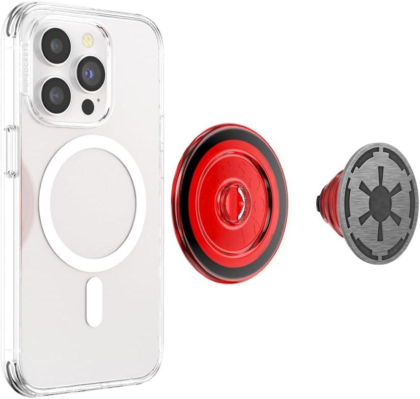 imagePopSockets Phone Grip with Expanding Kickstand Adhesive Grip Star Wars Enamel Darth MaulLong Live