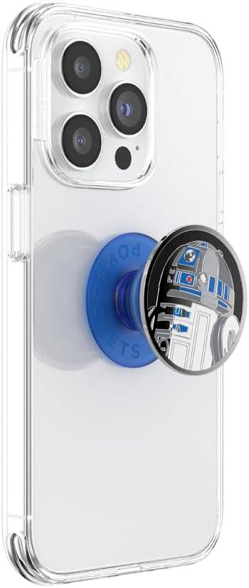 imagePopSockets Phone Grip with Expanding Kickstand Adhesive Grip Star Wars Enamel Darth MaulR2D2 Icon