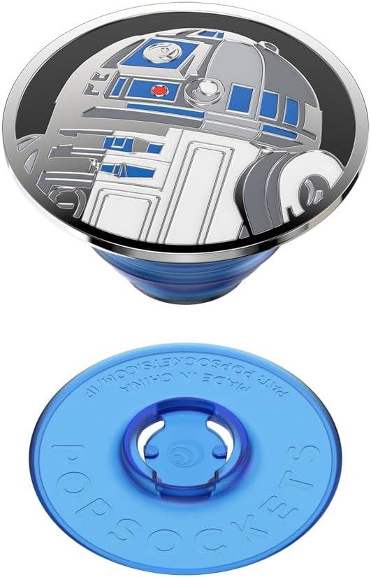 imagePopSockets Phone Grip with Expanding Kickstand Adhesive Grip Star Wars Enamel Darth MaulR2D2 Icon