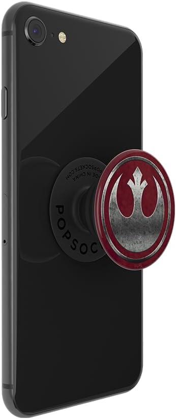 imagePopSockets Phone Grip with Expanding Kickstand Adhesive Grip Star Wars Enamel Darth MaulRebel Icon