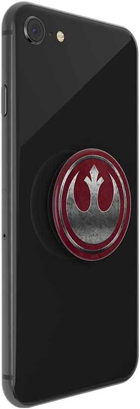 imagePopSockets Phone Grip with Expanding Kickstand Adhesive Grip Star Wars Enamel Darth MaulRebel Icon
