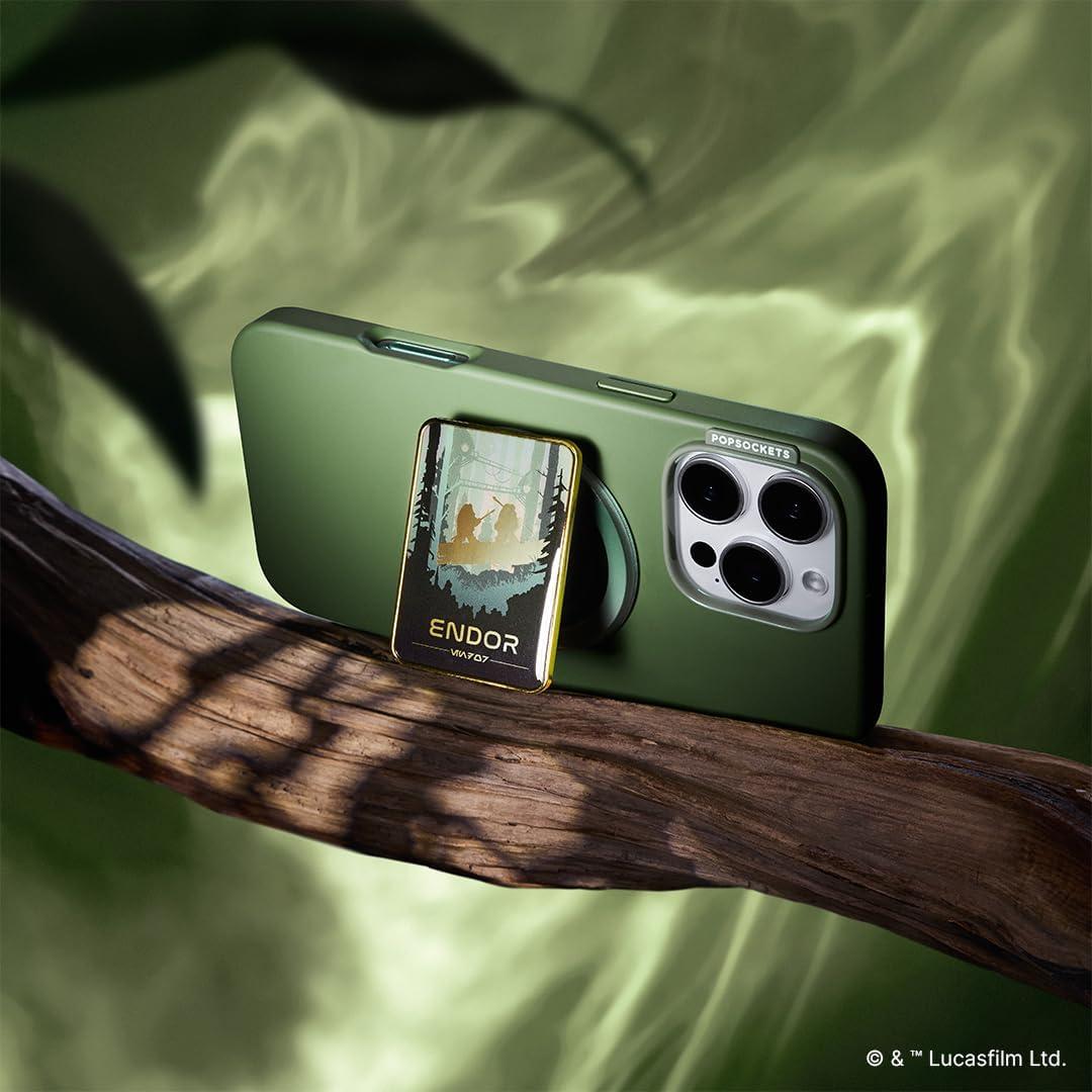 imagePopSockets Phone Grip with Expanding Kickstand Adhesive Grip Star Wars Enamel Darth MaulWelcome to Endor