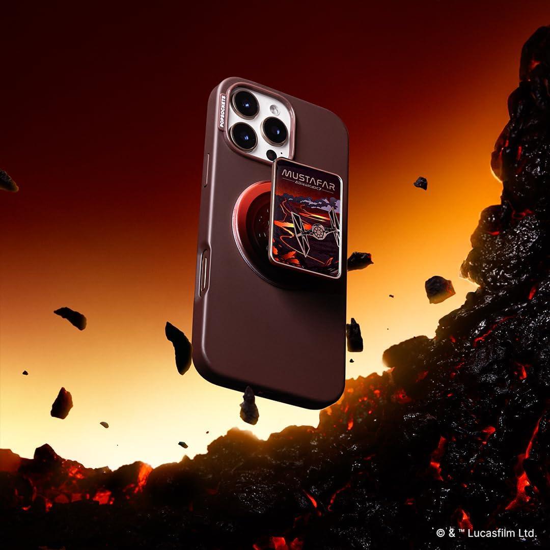 imagePopSockets Phone Grip with Expanding Kickstand Adhesive Grip Star Wars Enamel Darth MaulWelcome to Mustafar