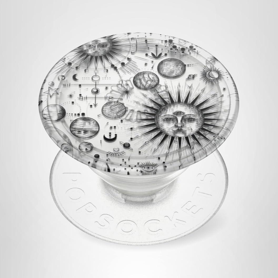 imagePopSockets Phone Grip with Expanding Kickstand Adhesive GripCosmic Sun