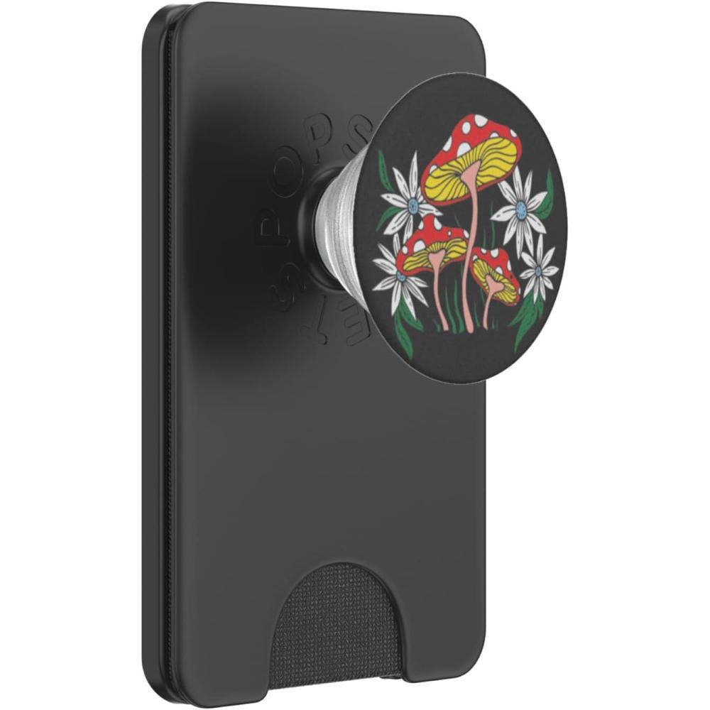 imagePopSockets Phone Grip Mushroom PopSocket Shiitake PopSockets Adhesive PopGripMagnetic PopWallet