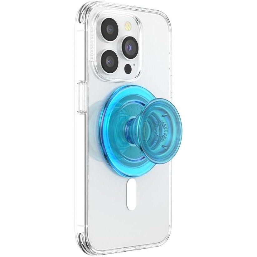 imagePopSockets Phone Grip with Expanding Kickstand Adhesive Grip MarinaElectric Blue