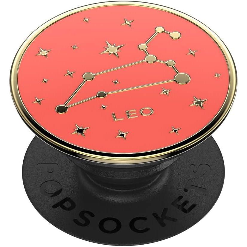 imagePopSockets Phone Grip with Expanding Kickstand Adhesive Grip Cute PopSockets Enamel SaggitariusLeo