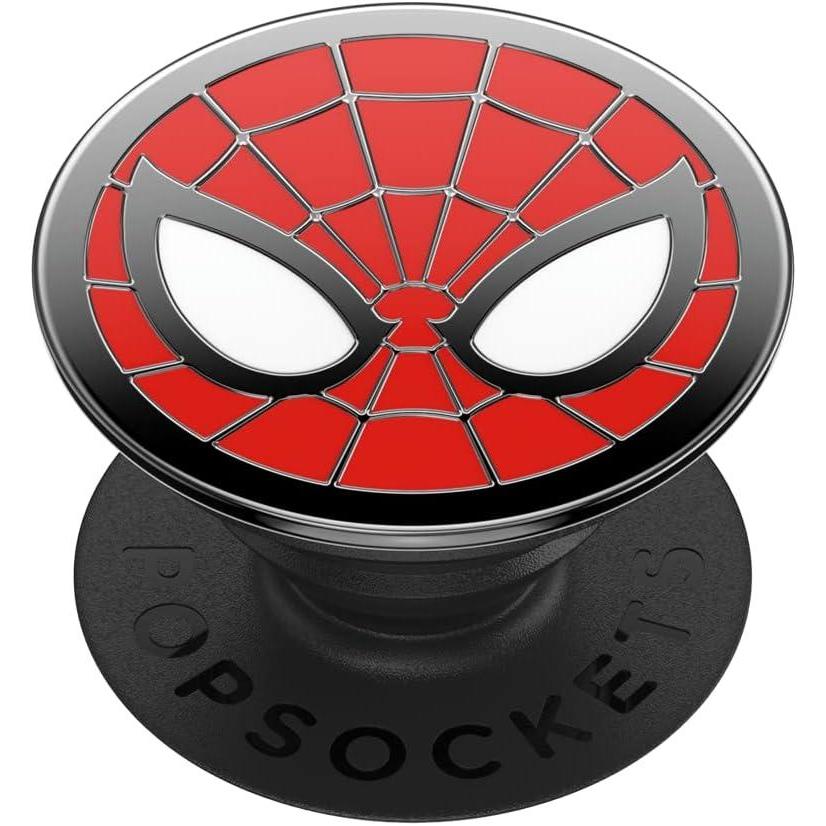 imagePopSockets Phone Grip with Expanding Kickstand Adhesive Grip Enamel SpiderManEnamel Spiderman