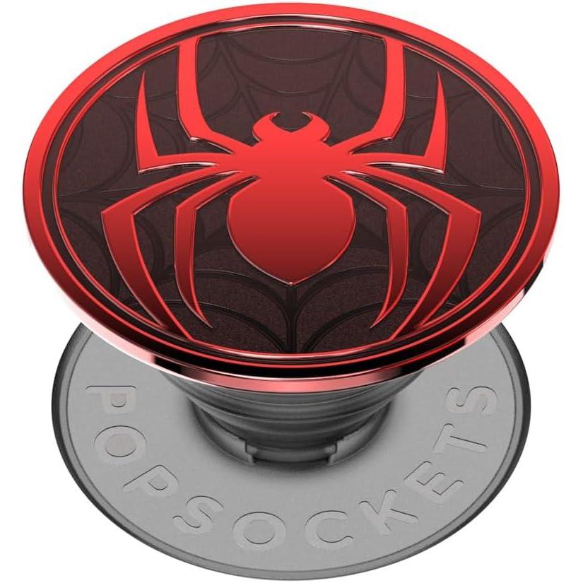 imagePopSockets Phone Grip with Expanding Kickstand Adhesive Grip Enamel SpiderManMiles Morales