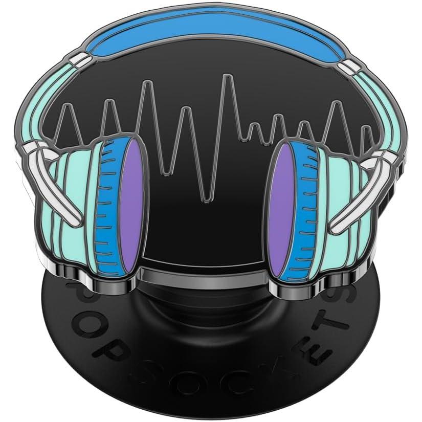 imagePopSockets Phone Grip with Expanding Kickstand Adhesive Grip Enamel  Wired inWired In