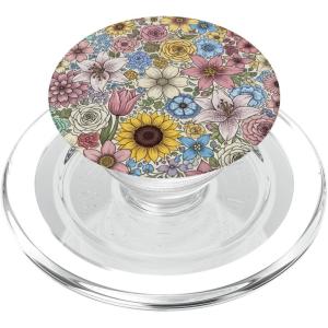 PopSockets Floral Phone Grip & Stand – Floral Field PopSockets Adhesive PopGrip(Magnetic PopGrip)