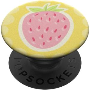 PopSockets Phone Grip, Fruit – Strawberry Lemonade PopSockets Adhesive PopGrip(Adhesive PopGrip)
