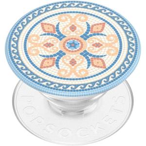 ​​​​PopSockets Phone Grip with Expanding Kickstand, Adhesive Grip – Floral Bust(Portofino Tile)