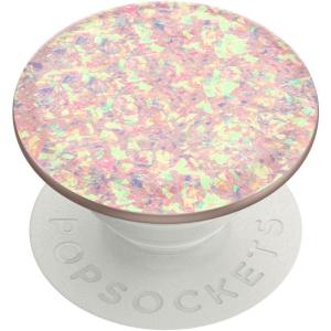 PopSockets Phone Grip with Expanding Kickstand, Adhesive Grip, Enamel – Glitter Cherry Blossom(Confetti Rose)
