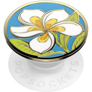 PopSockets Phone Grip with Expanding Kickstand, Adhesive Grip, Enamel – Plumeria(Plumeria)