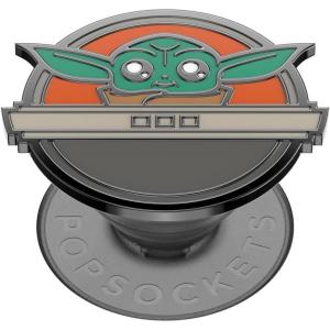 PopSockets Phone Grip with Expanding Kickstand, Adhesive Grip, Star Wars – (Enamel) – Darth Maul(Grogu Pod)