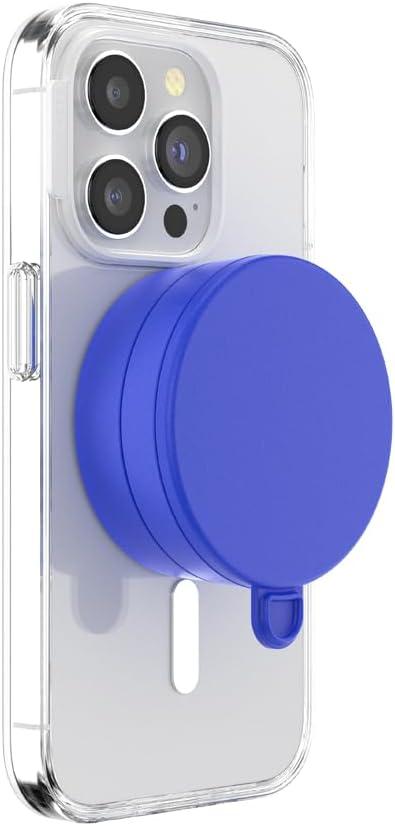 imagePopSockets MultiSurface Suction Phone Mount Detachable Surface Mount Phone Stand Compatible with MagSafe LatteCobalt