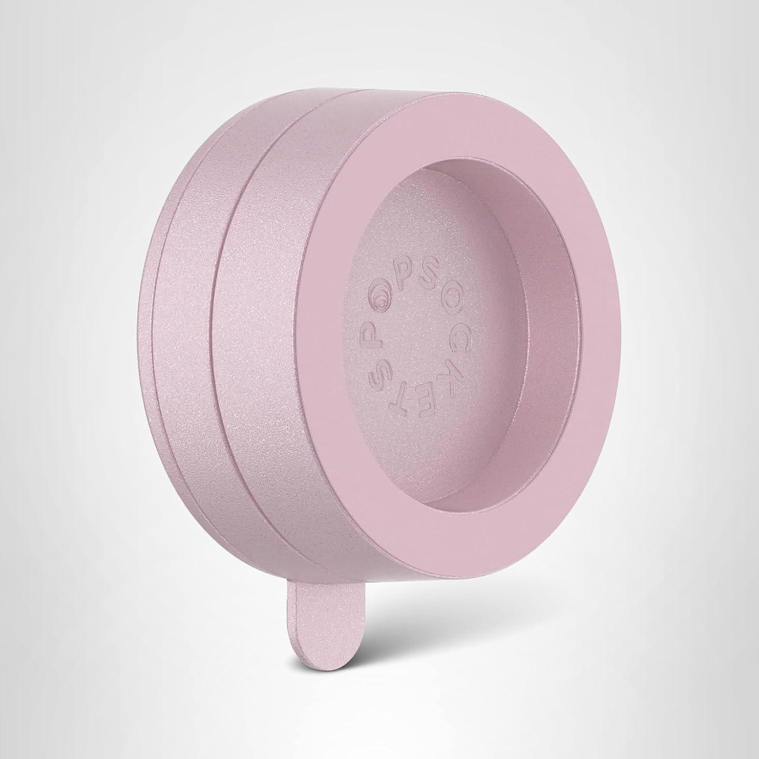 imagePopSockets MultiSurface Suction Phone Mount Detachable Surface Mount Phone Stand Compatible with MagSafe LatteDusty Rose