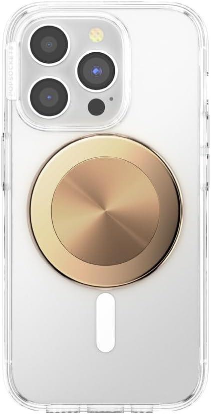 imagePopSockets Phone Grip with Expanding Kickstand Adhesive Grip Cute PopSockets Alum NigiriAluminum Radial Gold