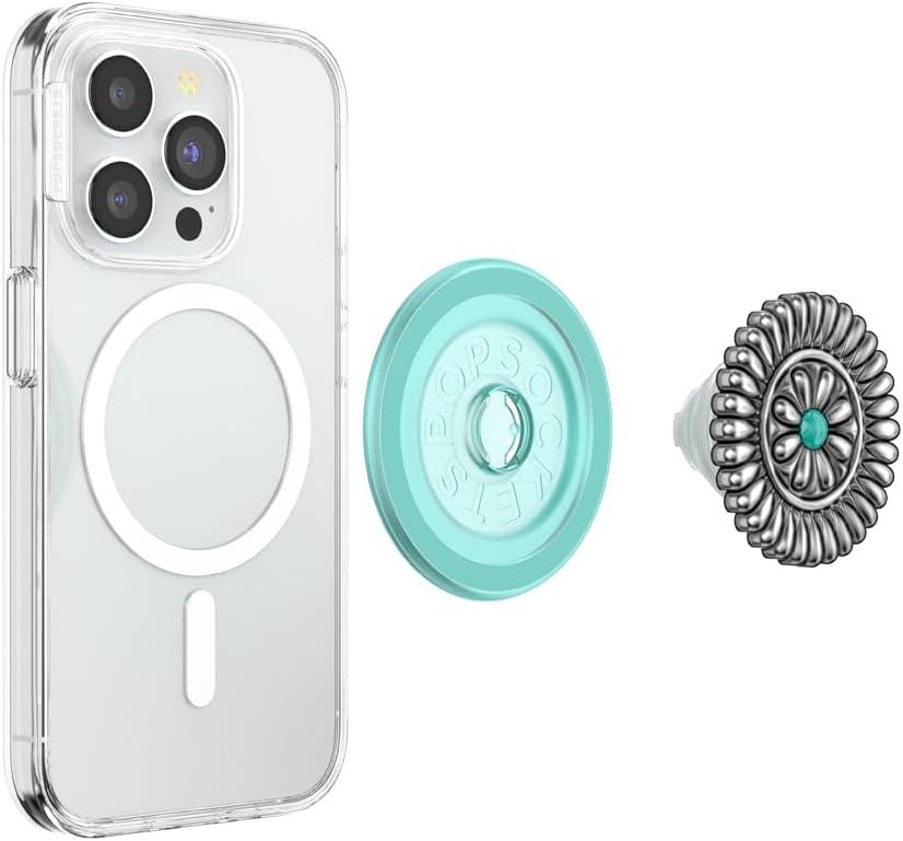 imagePopSockets Phone Grip with Expanding Kickstand Adhesive Grip Cute PopSockets Alum NigiriEnamel Stamped