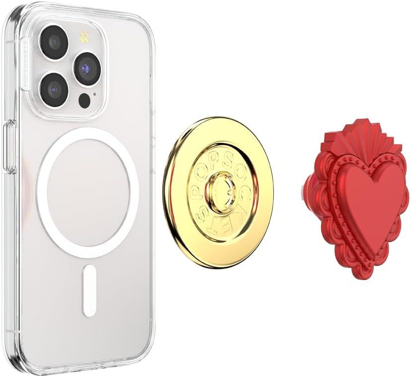 imagePopSockets Phone Grip with Expanding Kickstand Adhesive Grip Cute PopSockets Alum NigiriSacred Heart