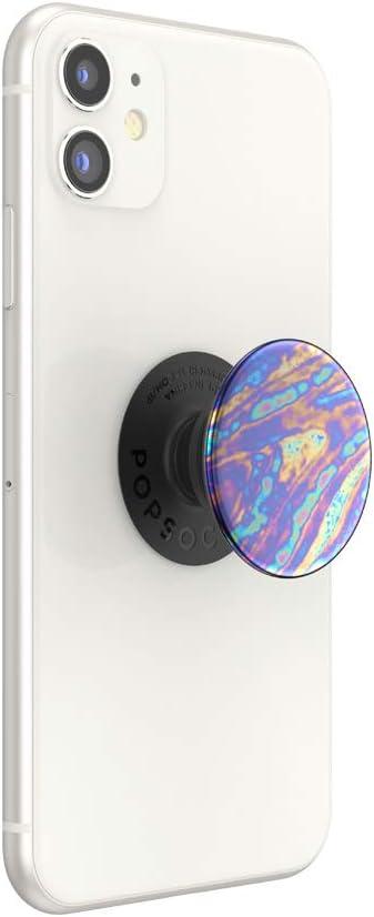 imagePopSockets PopTop Top only Base sold separately Swappable Top for PopGrip bases PopGrip Slide amp PopWallet Oil Slick