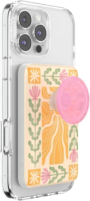 imagePopSockets PowerPack for MagSafe Portable Phone Charger Magnetic Wireless Portable Charger 5000mAh Halloween PopSocket Spooky Book ClubDesert Mosaic