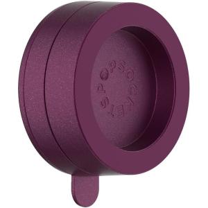 PopSockets Multi-Surface Suction Phone Mount, Detachable Surface Mount, Phone Stand Compatible with MagSafe® – Latte(Red Wine)