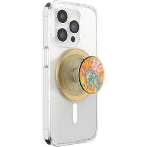 ​​​​PopSockets Phone Grip with Expanding Kickstand, Adhesive Grip, Cute PopSockets – Alum Nigiri(Gaudy gold)