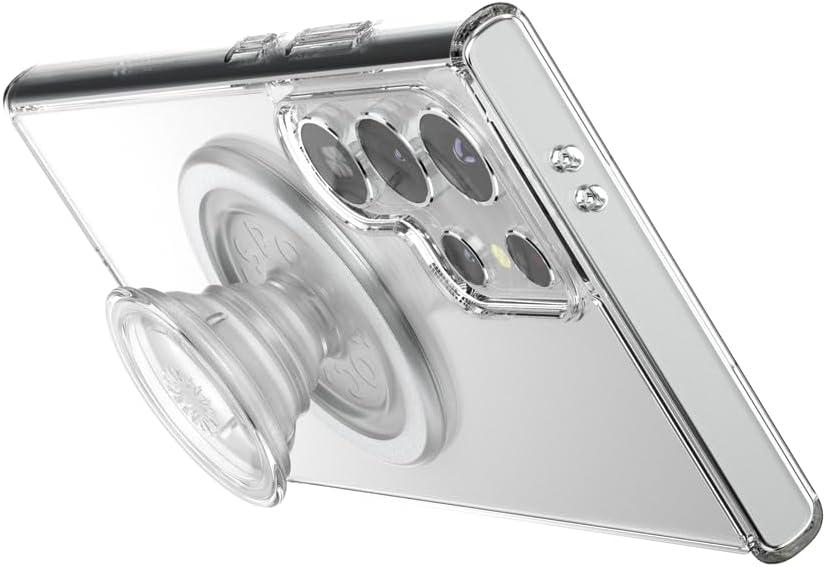 imagePopSockets Case for Samsung Galaxy S24 Compatible with MagSafe with Magnetic PopGrip Phone Grip Included Phone Case for Galaxy S24 Cute PopSockets AuraClear
