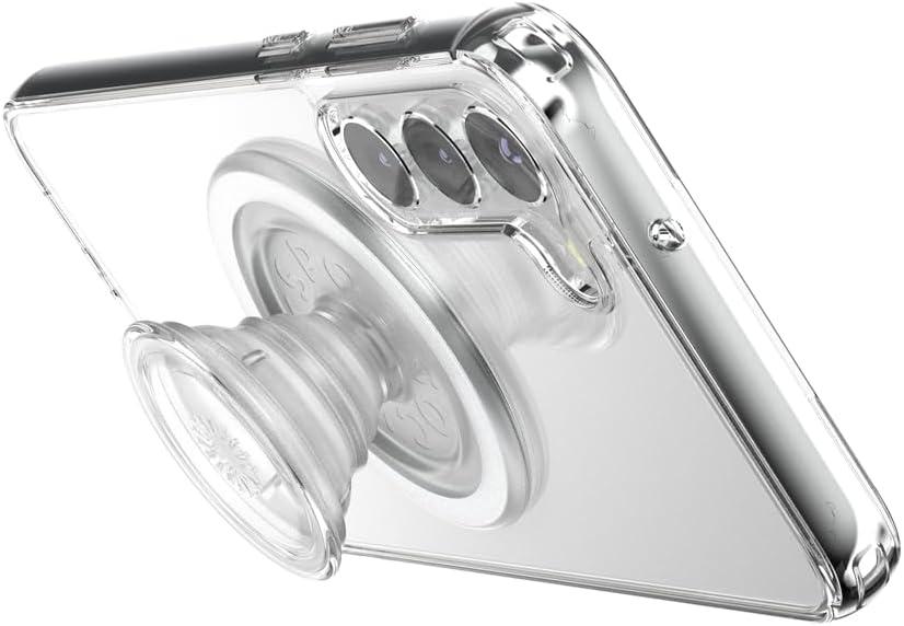 imagePopSockets Case for Samsung Galaxy S24 Compatible with MagSafe with Magnetic PopGrip Phone Grip Included Phone Case for Galaxy S24 Cute PopSockets AuraClear