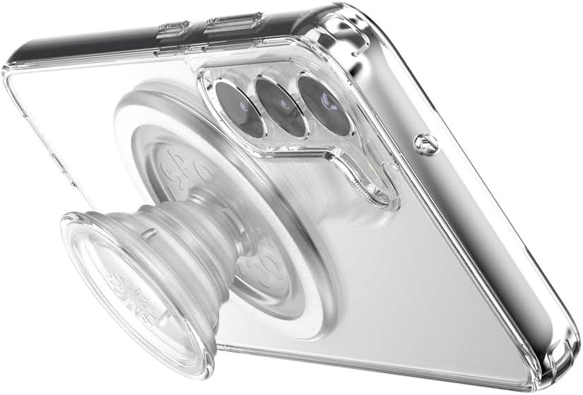 imagePopSockets Case for Samsung Galaxy S24 Compatible with MagSafe with Magnetic PopGrip Phone Grip Included Phone Case for Galaxy S24 Cute PopSockets AuraClear