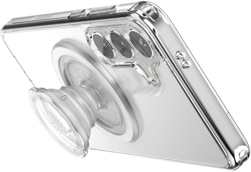 imagePopSockets Case for Samsung Galaxy S24 Compatible with MagSafe with Magnetic PopGrip Phone Grip Included Phone Case for Galaxy S24 Cute PopSockets AuraClear