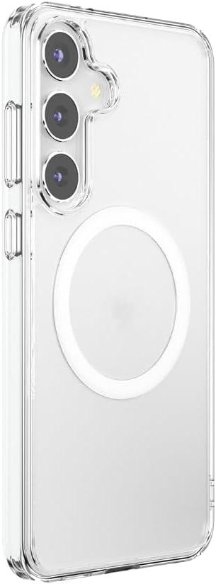 imagePopSockets Case for Samsung Galaxy S24 Compatible with MagSafe with Magnetic PopGrip Phone Grip Included Phone Case for Galaxy S24 Cute PopSockets AuraClear