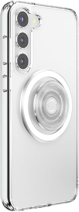 imagePopSockets Case for Samsung Galaxy S24 Compatible with MagSafe with Magnetic PopGrip Phone Grip Included Phone Case for Galaxy S24 Cute PopSockets AuraClear