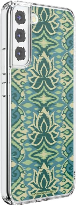 imagePopSockets Samsung Galaxy S22 Plus Case Compatible with MagSafe Phone Case for Galaxy S22 Plus Wireless Charging Compatible White Lotus Textile