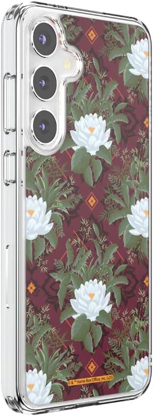 imagePopSockets Samsung Galaxy S24 Plus Case Compatible with MagSafe with Magnetic Round Phone Grip Included Phone Case for Galaxy S24 Lush White Lotus