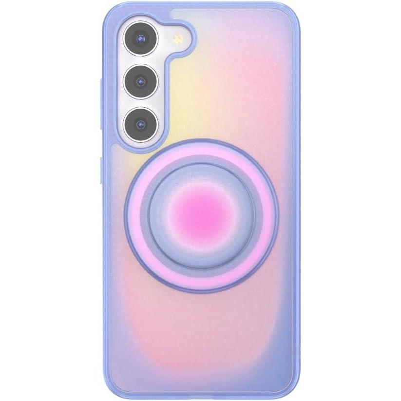 imagePopSockets Case for Samsung Galaxy S24 Compatible with MagSafe with Magnetic PopGrip Phone Grip Included Phone Case for Galaxy S24 Cute PopSockets AuraAura