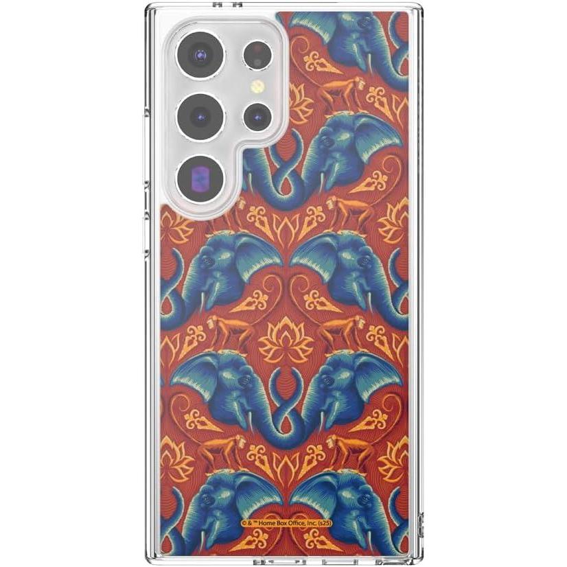 imagePopSockets Samsung Galaxy S24 Ultra Case Compatible with MagSafe with Magnetic Round Phone Grip Included Phone Case for Galaxy S24 Ultra Jungle Sweet