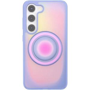PopSockets Case for Samsung Galaxy S24, Compatible with MagSafe, with Magnetic PopGrip Phone Grip Included, Phone Case for Galaxy S24, Cute PopSockets – Aura(Aura)